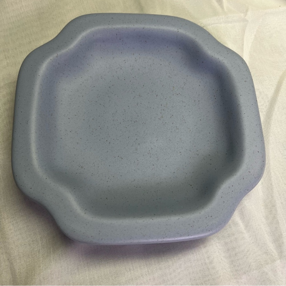 Nora Fenton Speckled Light Blue Canadian Dish